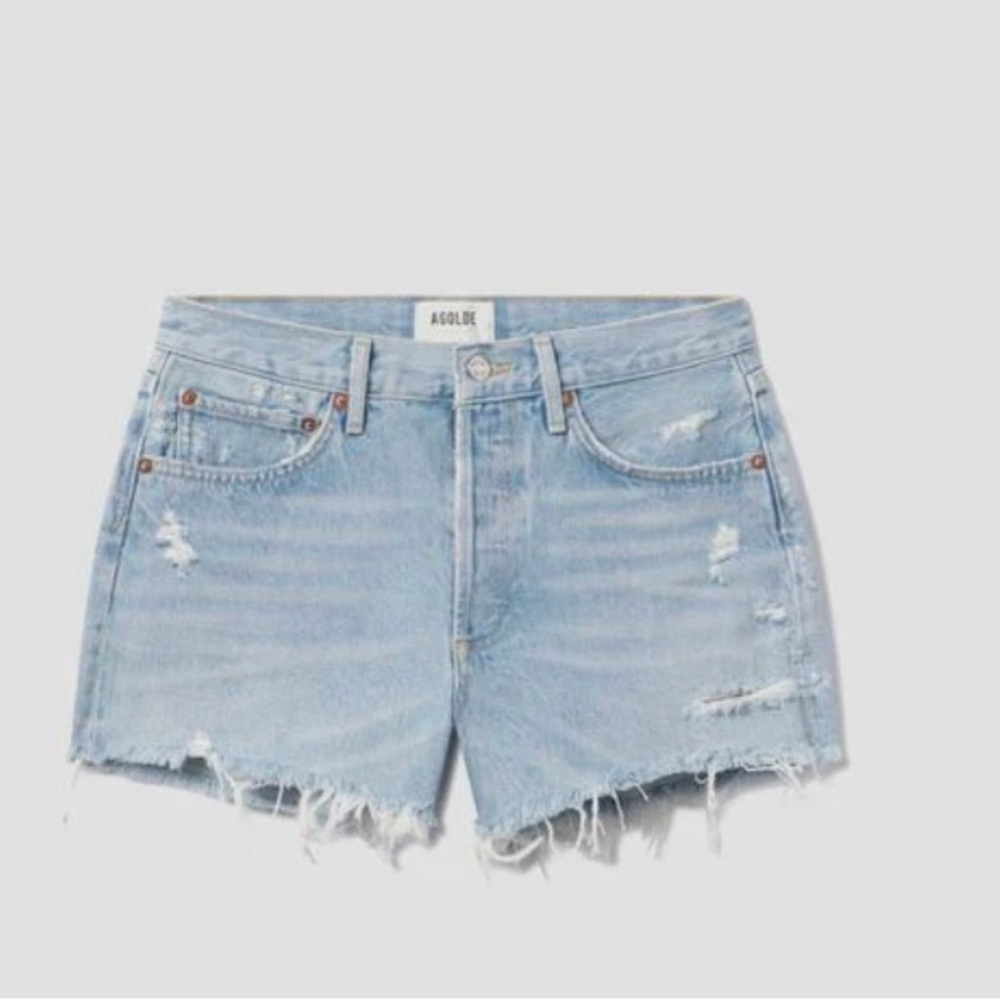 Agolde Parker Shorts in Swampmeet